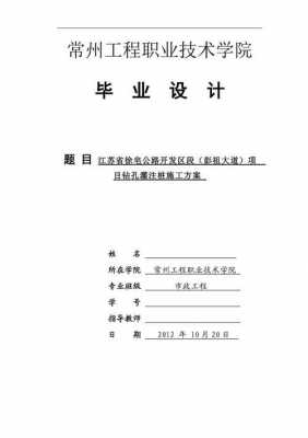  毕业设计模板施工方案「毕业设计施工方案怎么写」-第2张图片-马瑞范文网