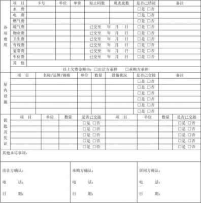 卖房的交接单模板（卖房交接书怎么写）-第3张图片-马瑞范文网