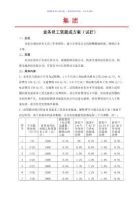 业绩提成方案模板-第2张图片-马瑞范文网