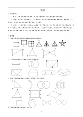 奥数一笔画教案模板,奥数 一笔画 -第1张图片-马瑞范文网