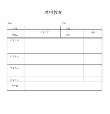 教案模板岗前培训-第3张图片-马瑞范文网