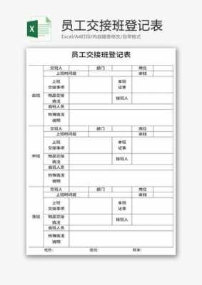 现场交接表模板_现场交接班制度-第2张图片-马瑞范文网