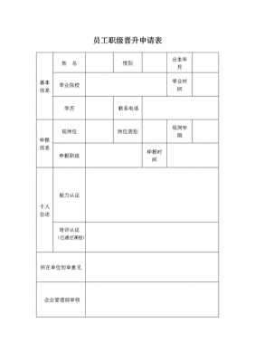 公司职位晋升模板（公司职位晋升模板怎么写）-第2张图片-马瑞范文网