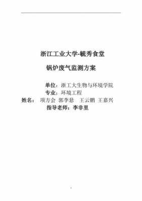 锅炉废气监测报告模板（锅炉废气监测方案）-第3张图片-马瑞范文网