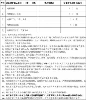 电梯确认单模板-第2张图片-马瑞范文网