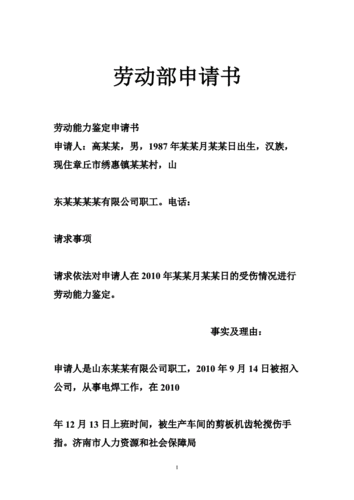  劳动保障书面材料模板「劳动保障申请书怎么写」-第1张图片-马瑞范文网