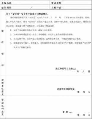 质量安全整改报告模板怎么写-第3张图片-马瑞范文网