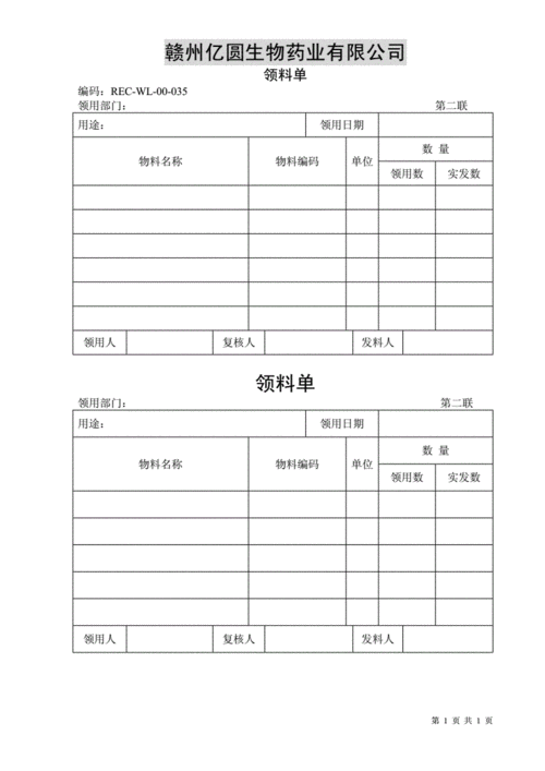 酒店物资领料单模板_酒店领料单的会计分录-第3张图片-马瑞范文网