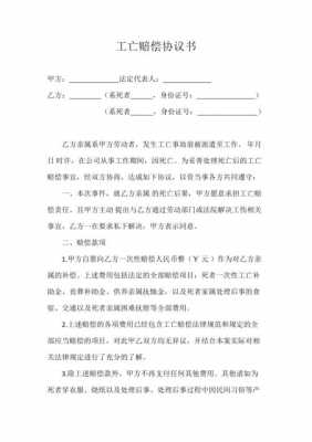 工亡赔偿协议书注意事项 工亡协议模板-第2张图片-马瑞范文网