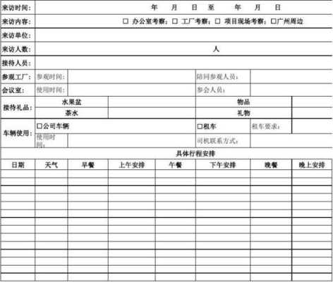 公司接待客户行程模板,公司接待客户行程模板图片 -第3张图片-马瑞范文网