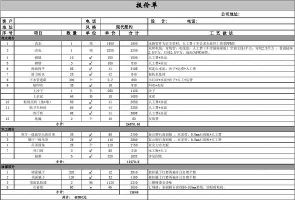 网吧装修报价清单-第2张图片-马瑞范文网