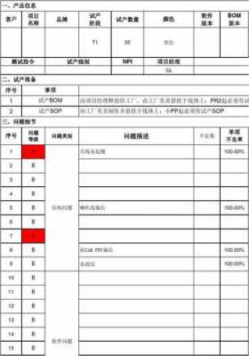  手机试产报告模板「手机试产阶段」-第1张图片-马瑞范文网