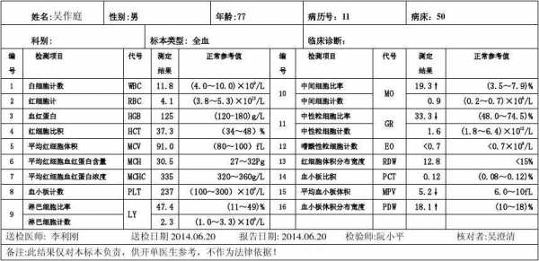 血液系统检查模板图片 血液系统检查模板-第2张图片-马瑞范文网