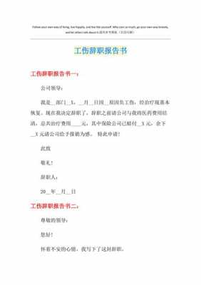 因工伤辞职报告模板怎么写-因工伤辞职报告模板-第3张图片-马瑞范文网