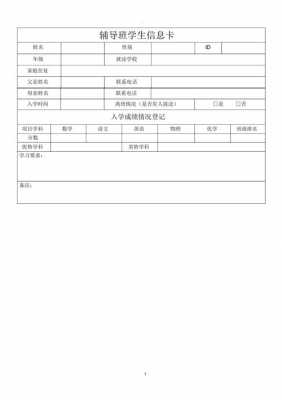 辅导班员工信息表模板_员工辅导表格-第2张图片-马瑞范文网