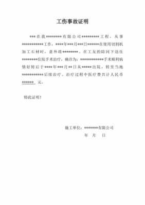  工伤工友证明模板「工伤工友证明模板怎么写」-第3张图片-马瑞范文网