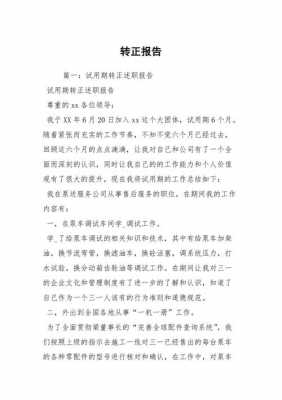 公司转正格式模板_公司转正报告如何写-第1张图片-马瑞范文网