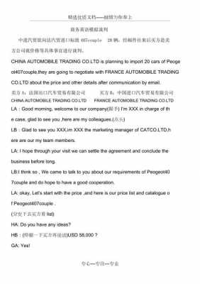 商务英语谈判谈判方案模板_商务英语谈判谈判方案模板下载-第1张图片-马瑞范文网