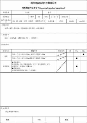 五金进料检验指导书-第3张图片-马瑞范文网