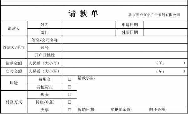 请款模板word,请款格式 -第1张图片-马瑞范文网