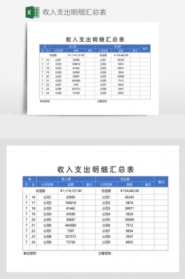 收入支出模板图-收入支出总结报表模板-第3张图片-马瑞范文网