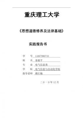 思修报告模板（思修报告模板图片）-第3张图片-马瑞范文网