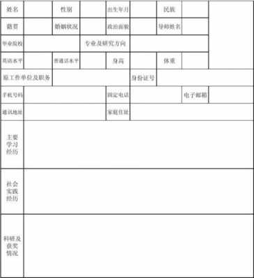 大学部门报名表格模板_大学部门报名表格模板-第3张图片-马瑞范文网