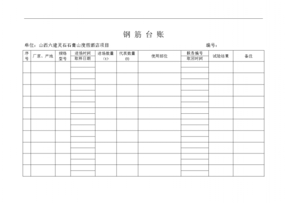 包含建筑业务台账模板下载的词条-第2张图片-马瑞范文网