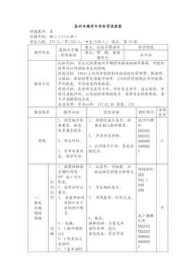 初中校本体育教案模板,初中校本体育教案模板怎么写 -第3张图片-马瑞范文网