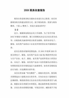 税务审计整改报告模板,税务局审计自查报告 -第3张图片-马瑞范文网