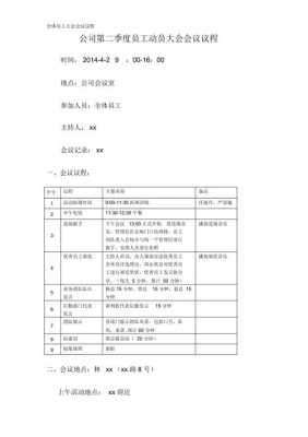 员工大会方案议程 员工大会决议模板-第3张图片-马瑞范文网