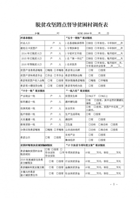 村情况调查模板-第1张图片-马瑞范文网