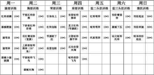 全方位健身动作 全方位健身计划模板-第3张图片-马瑞范文网