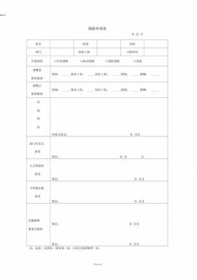 调薪申请表模板_调薪申请表模板范文-第2张图片-马瑞范文网