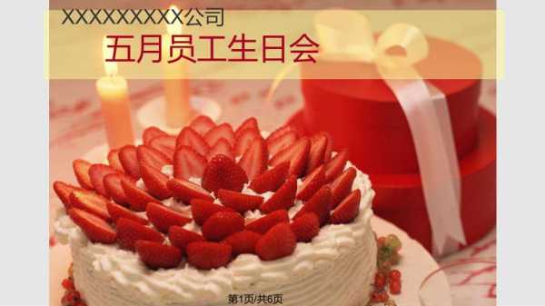  班级集体生日会ppt模板「班级集体生日会策划」-第3张图片-马瑞范文网