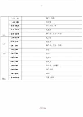 中学生暑假作息时间表模板_中学生暑假作息时间表模板图片-第3张图片-马瑞范文网
