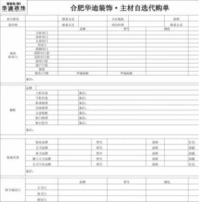 装饰公司主材订购单模板（装饰公司主材订购单模板怎么写）-第3张图片-马瑞范文网