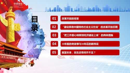  改革开放调查报告ppt模板「改革开放调研报告1500」-第1张图片-马瑞范文网