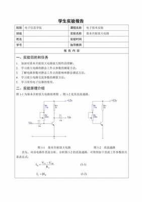 电路实验体会模板怎么写 电路实验体会模板-第2张图片-马瑞范文网