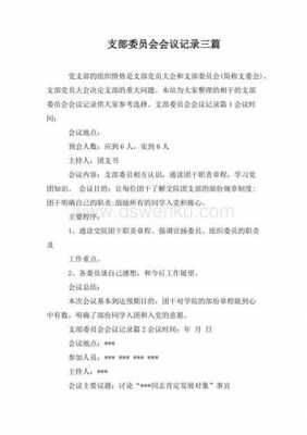 委员会会议记录模板,委员会会议记录模板范文 -第2张图片-马瑞范文网