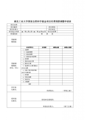  高校预算申请表模板「高校预算什么意思」-第1张图片-马瑞范文网