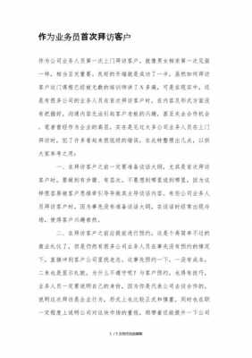 拜访客户后总结模板,拜访客户汇报如何写 -第3张图片-马瑞范文网