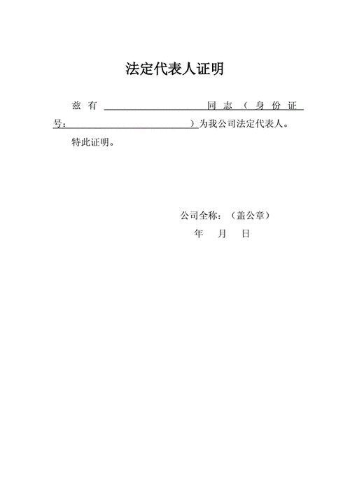 公司法人证明文件-企业法人证明模板-第3张图片-马瑞范文网