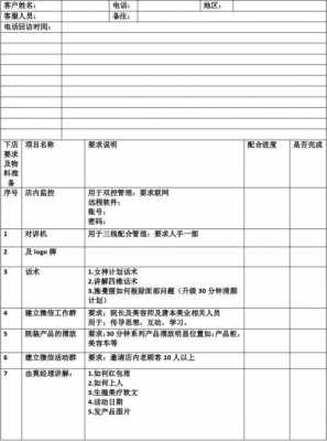 活动对接人表格模板图片-第1张图片-马瑞范文网