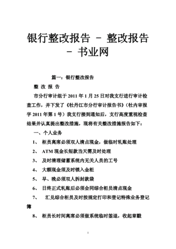 贷款整改方案模板-贷款检查整改报告模板-第3张图片-马瑞范文网