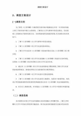 调查方案怎么设计模板（调查方案设计模板计算机怎么写）-第1张图片-马瑞范文网