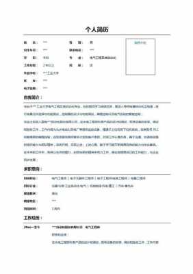  电气维修管理简历模板「电气维修管理简历模板怎么写」-第2张图片-马瑞范文网