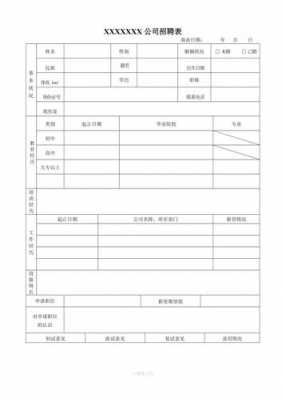 招聘信模板素材,招聘信息表模板 -第3张图片-马瑞范文网