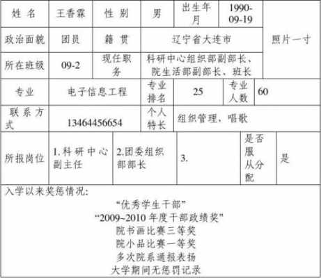 学生会干部推荐信模板（学生会干部推荐表个人简历怎么写）-第1张图片-马瑞范文网