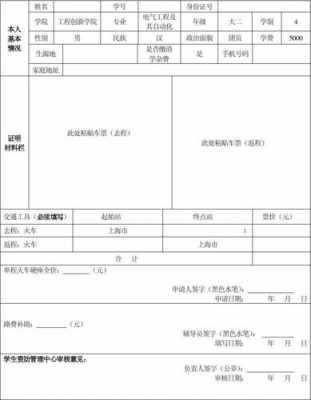 大学路费申请书模板（大学路费申请需要什么材料）-第1张图片-马瑞范文网